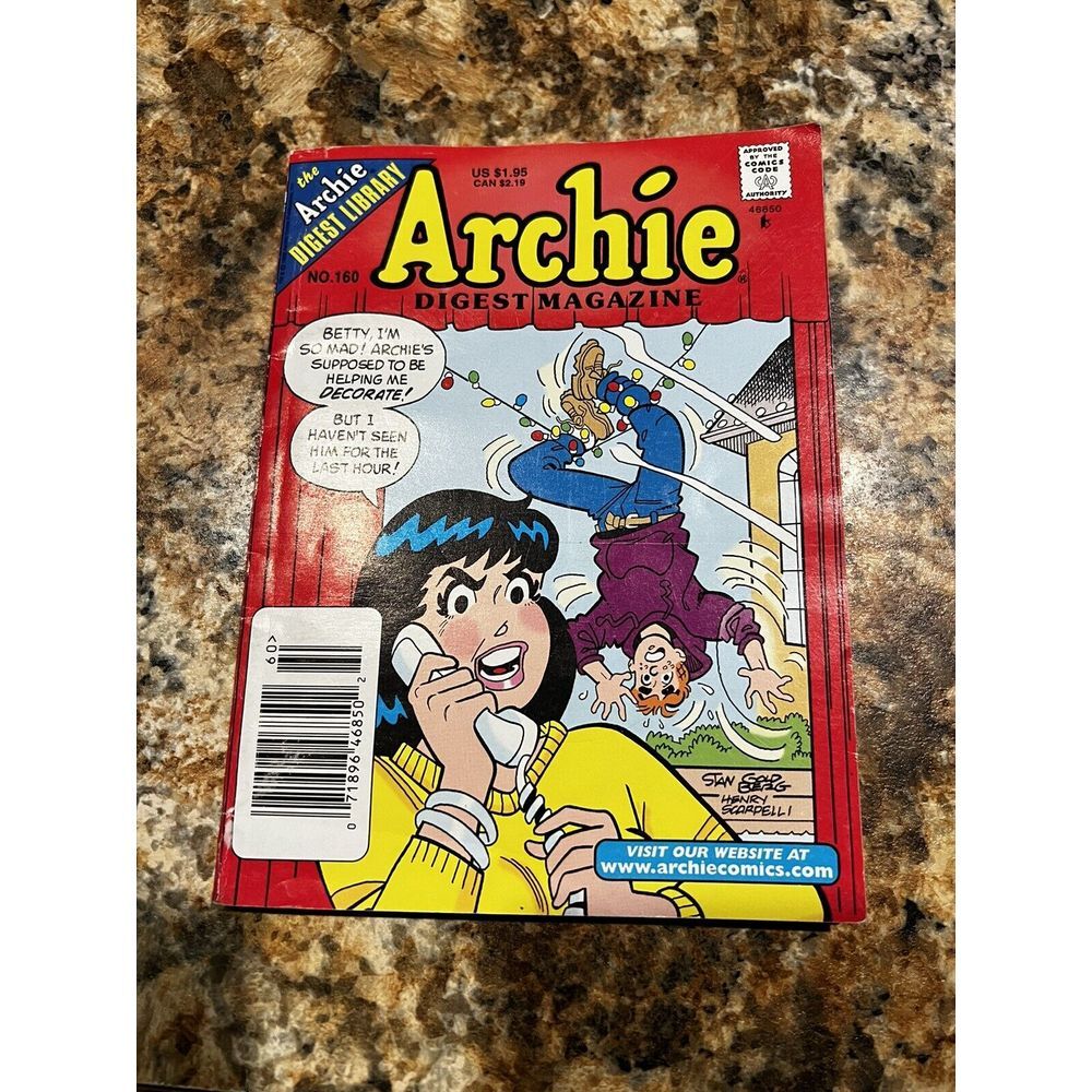 Archie Digest Library Archie Comic #160 January 1999 Very Good Condition